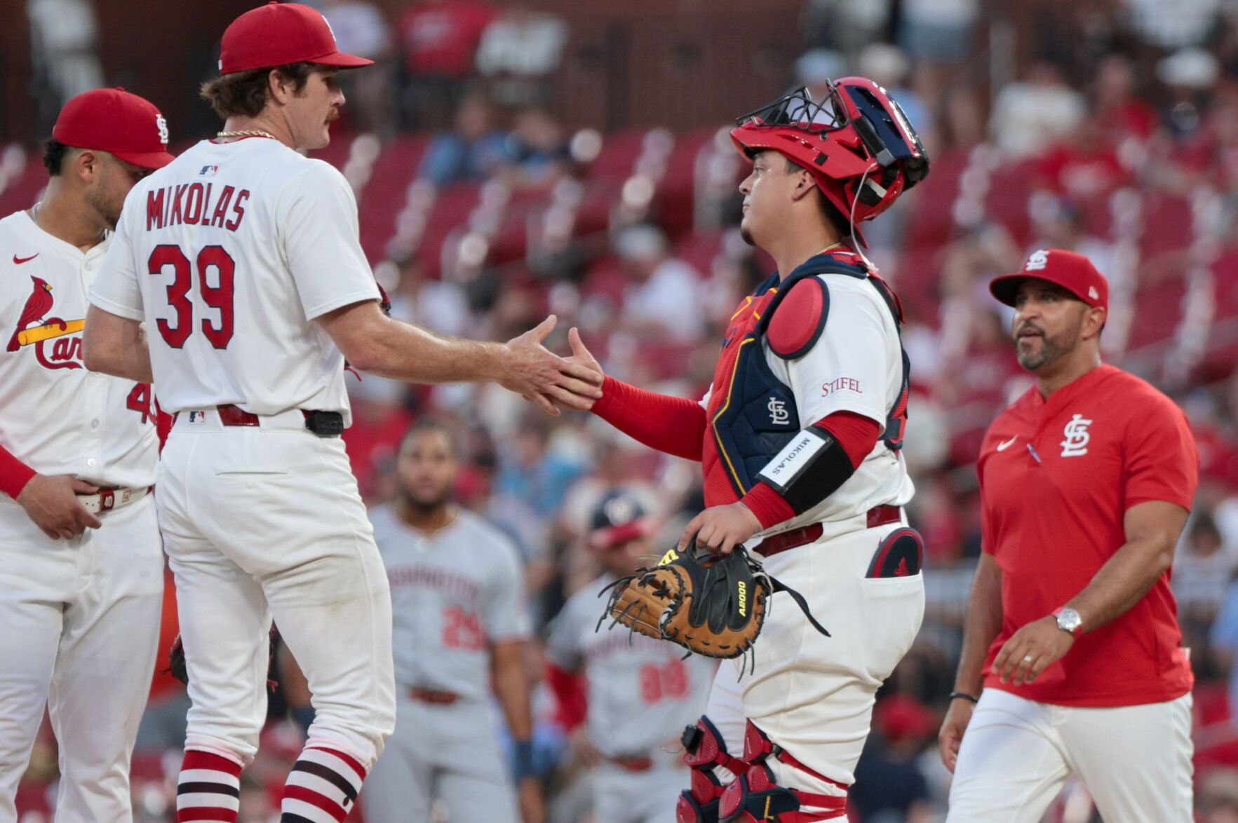 Cardinals host the Washington Nationals to take two of three